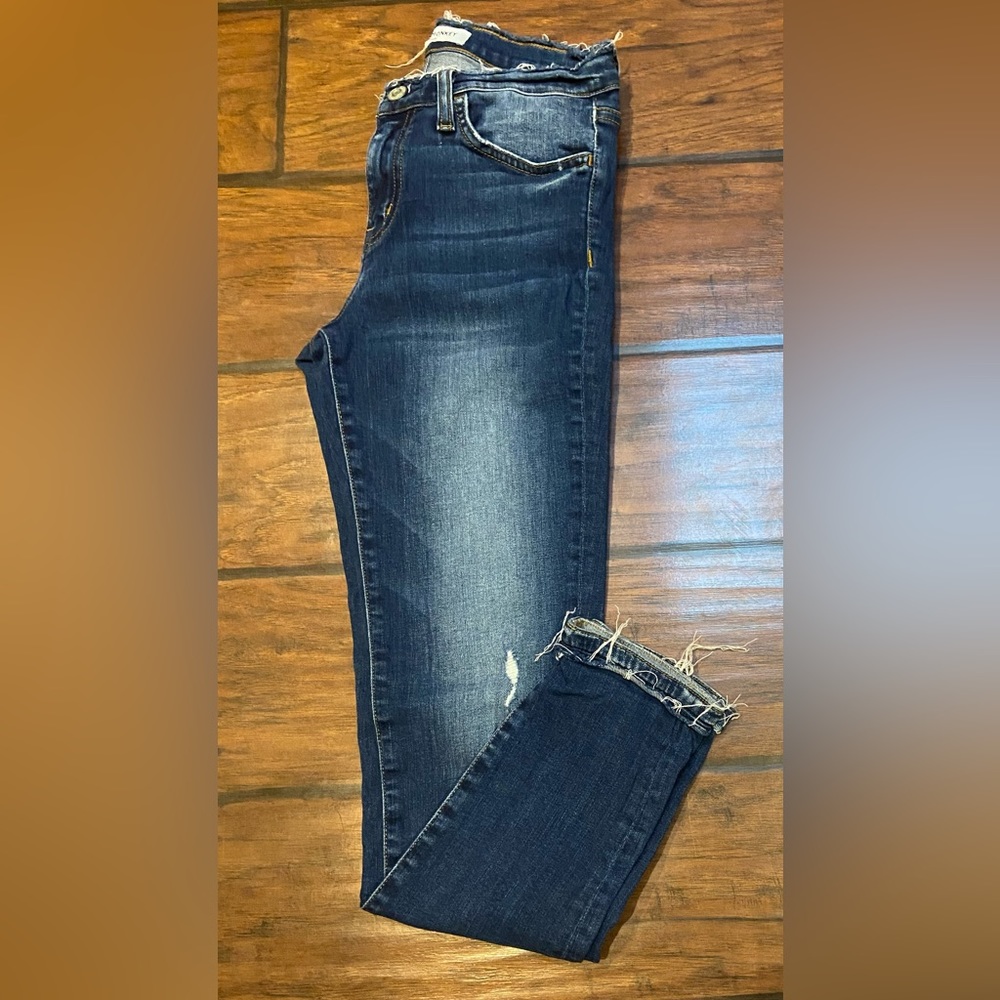 Flying Monkey Distressed Skinny Jeans